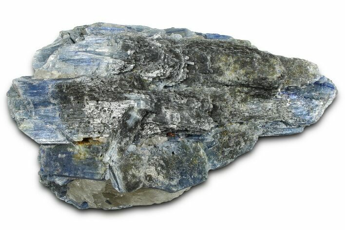 Vibrant Blue Kyanite Crystals and Staurolite In Quartz - Brazil #368805